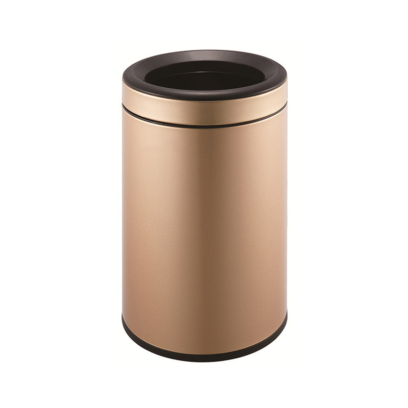 Hotel de calidad superior de acero inoxidable todo tipo de papelera integrada (8 L/KL-034)